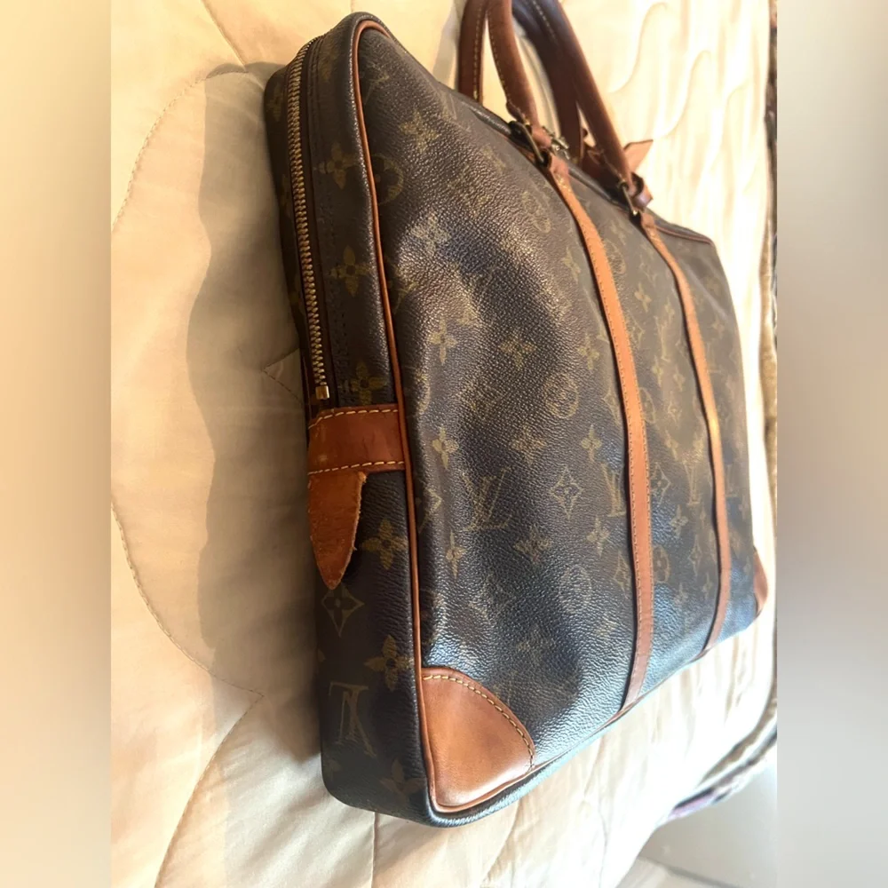 Louis Vuitton Porte Documents Voyage Monogram Briefcase Authentic - Picture 8 of 16